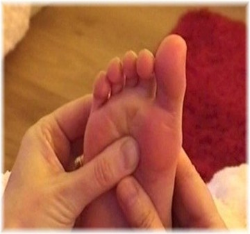 Reflexology foot treatment
